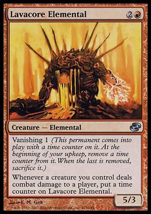 Magic the Gathering: Planar Chaos (Base Set) card 103 Lavacore Elemental