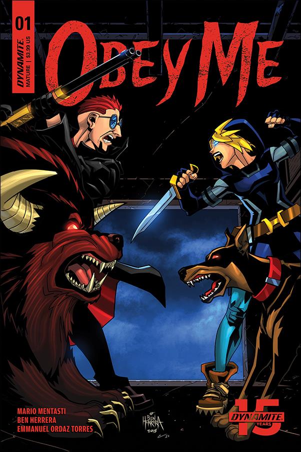 Obey Me issue 1 "Face Off" Cover