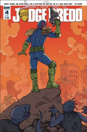 Judge Dredd (2015) issue 4-B Ramon Villalobos Subscription Cover