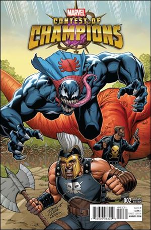 Contest of Champions issue 2-B Ron Lim Connecting Cover