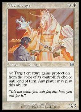 Magic the Gathering: Mercadian Masques (Base Set) card 57 Wishmonger