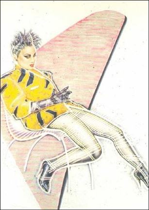Olivia 3: Ladies, Leather & Lace (Base Set) card 65
