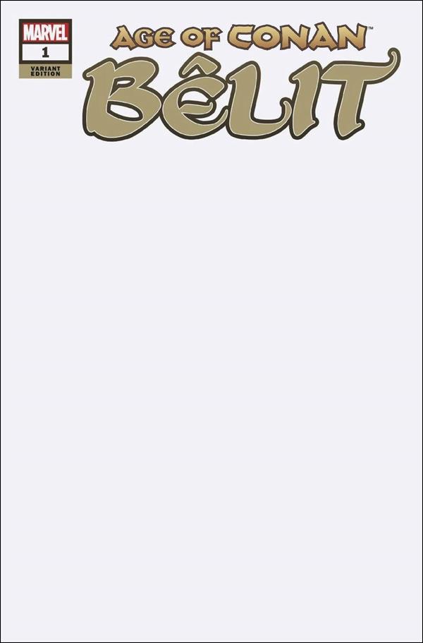 Age of Conan: Belit issue 1-B Blank/Sketch Cover