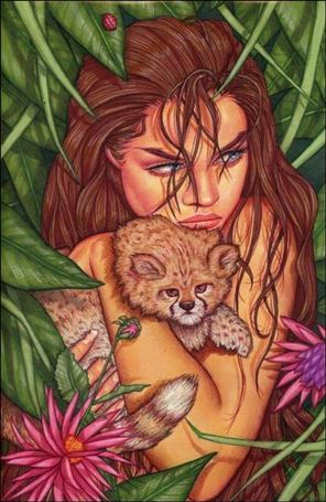 Cavewoman: Markham's Mansion issue 1-F Conny Valentina Virgin Cover 1/350