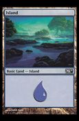 Magic the Gathering: 2011 Core Set (Base Set) card 235 Island