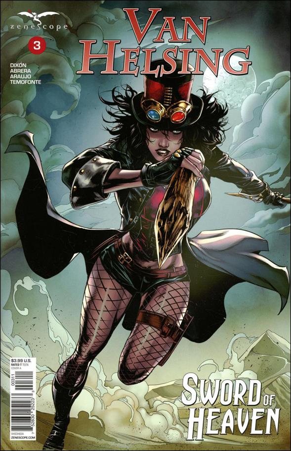 Van Helsing: Sword of Heaven issue 3 Caanan White Cover