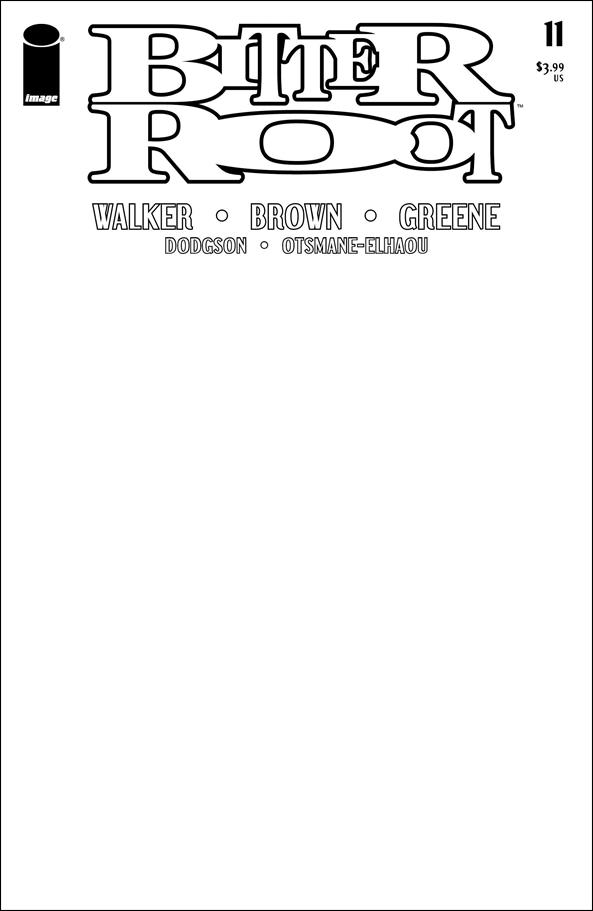 Bitter Root issue 11-B Blank/Sketch Cover