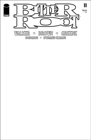 Bitter Root issue 11-B Blank/Sketch Cover