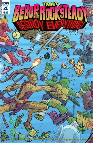Teenage Mutant Ninja Turtles Bebop & Rocksteady Destroy Everything issue 4 Nick Pitarra Cover