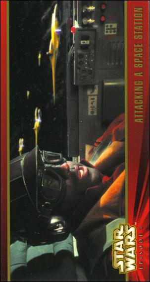 Star Wars: Episode I Widevision: Series 1 (Base Set) card 72 Attacking a Space Station