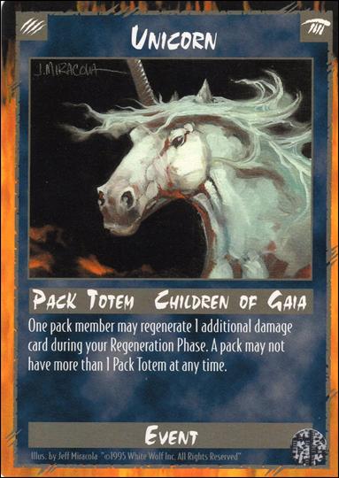 Rage Limited (Base Set) card 291 Unicorn 