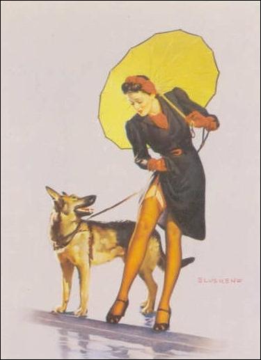 Elvgren's Calendar Pinups 2 (Base Set) card 85 "Skirting" Trouble