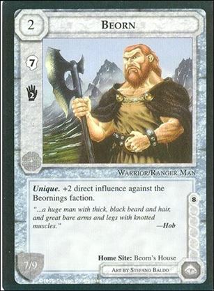 Middle-Earth: The Wizards (Base Set) card 50 Beorn