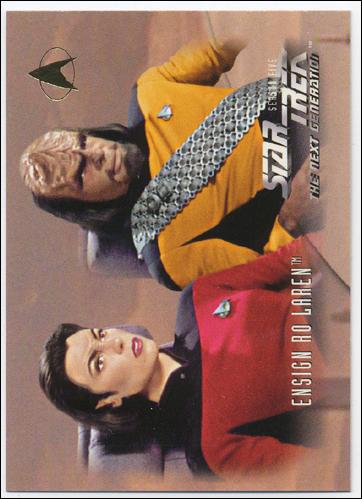 Star Trek: The Next Generation - The Episode Collection Season Five (Base Set) card 522 Ensign Ro Laren