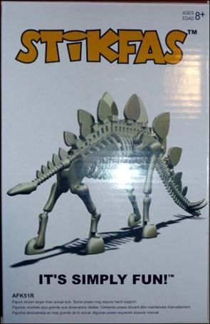 Stikfas figure AFK51R Stegasaurus Dinosaur