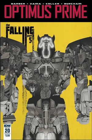 Optimus Prime issue 20-B Casey Coller Cover