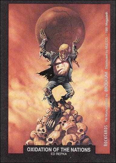 Rock Cards (Artwork Stick-on Subset) card nn-10 Oxidation Of The Nations - Ed Repka