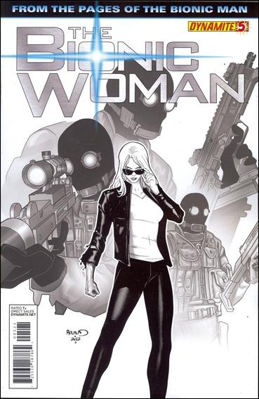 Bionic Woman (2012) issue 5-B Black and White Cover 1:10
