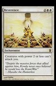Magic the Gathering: Saviors of Kamigawa (Base Set) card 26 Reverence