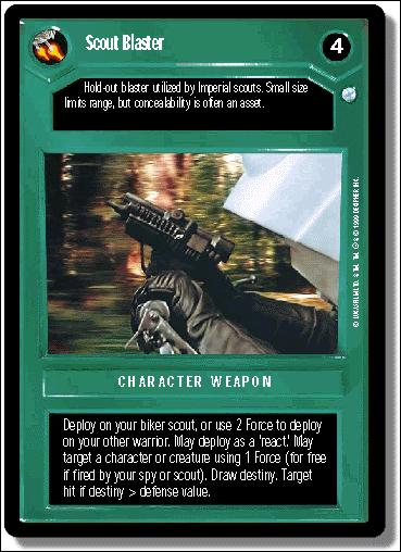 Star Wars: Endor Limited (Base Set) card 88 Scout Blaster