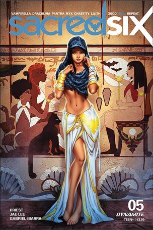 Sacred Six issue 5-C Elias Chatzoudis Cover