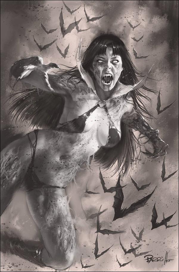 Die!namite Lives! issue 5-G Lucio Parrillo 1:7 Black & White Virgin Cover