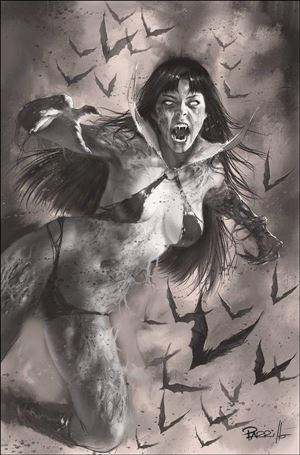 Die!namite Lives! issue 5-G Lucio Parrillo 1:7 Black & White Virgin Cover