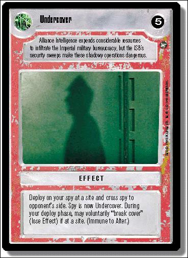 Star Wars: A New Hope Limited (Base Set) card 118 Undercover