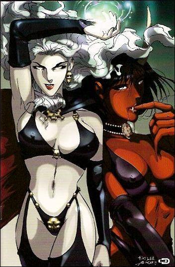 Lady Death vs Purgatori (1999) issue 1-D Dynamic Forces Pat Lee Cover