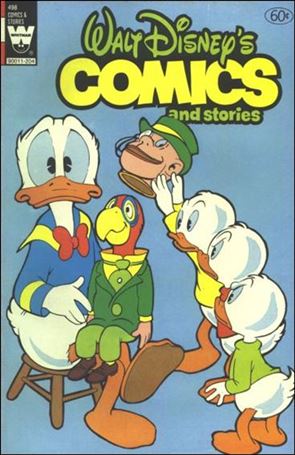 Walt Disney's Comics and Stories (1940) issue 498-B Whitman Cover (White Logo)