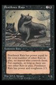 Magic the Gathering: Ice Age (Base Set) card 157 Pestilence Rats