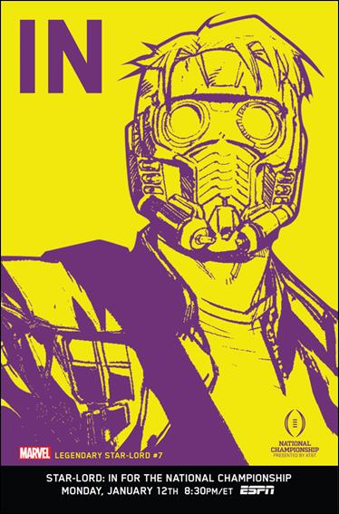 Legendary Star-Lord issue 7-B Paco Medina 1:10 IN ESPN Cover
