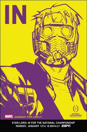 Legendary Star-Lord issue 7-B Paco Medina 1:10 IN ESPN Cover