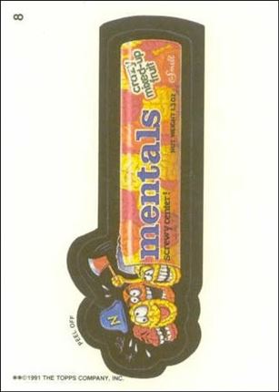 Wacky Packages (Base Set) card 8 Mentals