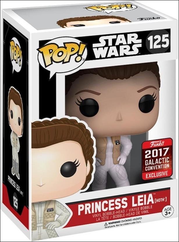 POP! Star Wars figure 125-B Princess Leia (Hoth) Galactic Convention Exclusive