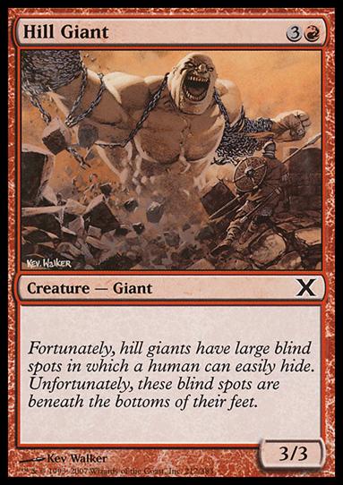 Magic the Gathering: 10th Edition (Base Set) card 212 Hill Giant