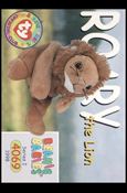 Beanie Babies Series 1 (Base Set) card 111 Roary the Lion