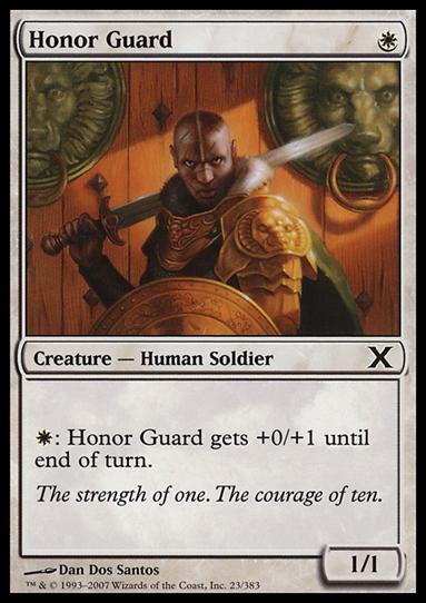 Magic the Gathering: 10th Edition (Base Set) card 23 Honor Guard