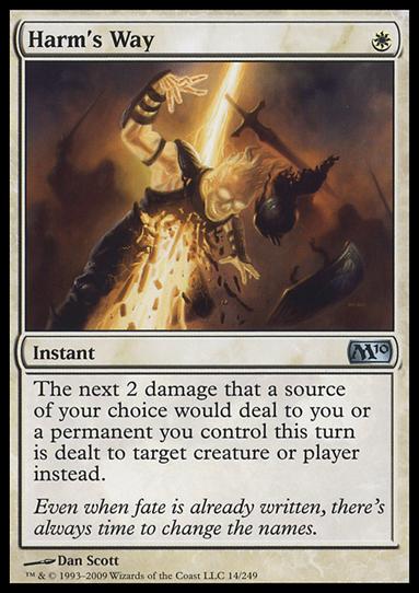 Magic the Gathering: 2010 Core Set (Base Set) card 14 Harm's Way