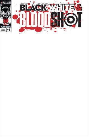 Black White & Bloodshot issue 1-E Blank Sketch Cover