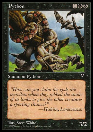 Magic the Gathering: Visions (Base Set) card 68 Python