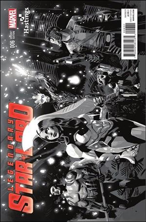 Legendary Star-Lord issue 6-C Daniel Acuña Hastings Sketch Cover