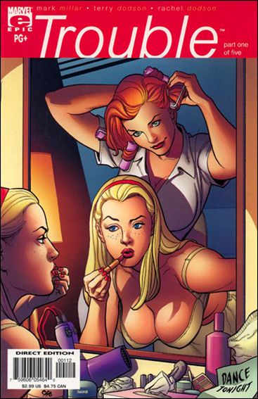 Trouble issue 1-B Frank Cho "Second Chance" Cover