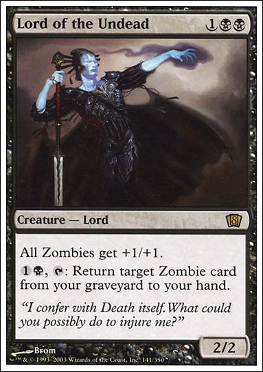Magic the Gathering: 8th Edition (Base Set) card 141 Lord of the Undead