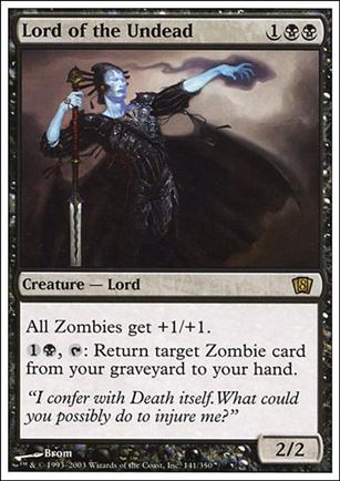 Magic the Gathering: 8th Edition (Base Set) card 141 Lord of the Undead