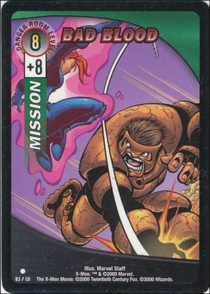 X-Men Trading Card Game (Base Set) card 83 Bad Blood