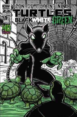 Teenage Mutant Ninja Turtles: Black, White, & Green issue 1-C Dan Berger 40th Anniversary Cover