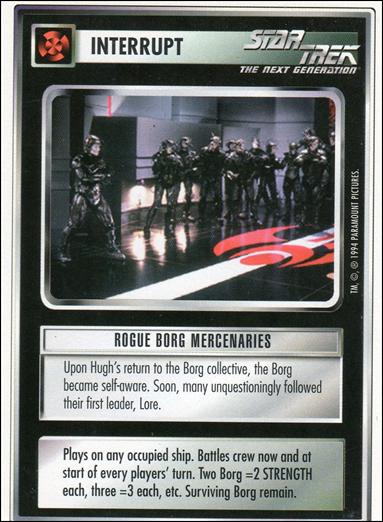Star Trek: Premiere Unlimited (Base Set) card 134 Rogue Borg Mercenaries 