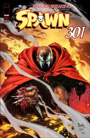 Spawn issue 301-B Greg Capullo Standard Cover