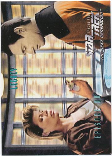 Star Trek: The Next Generation - The Episode Collection Season Three (Base Set) card 338-Z-INVALID